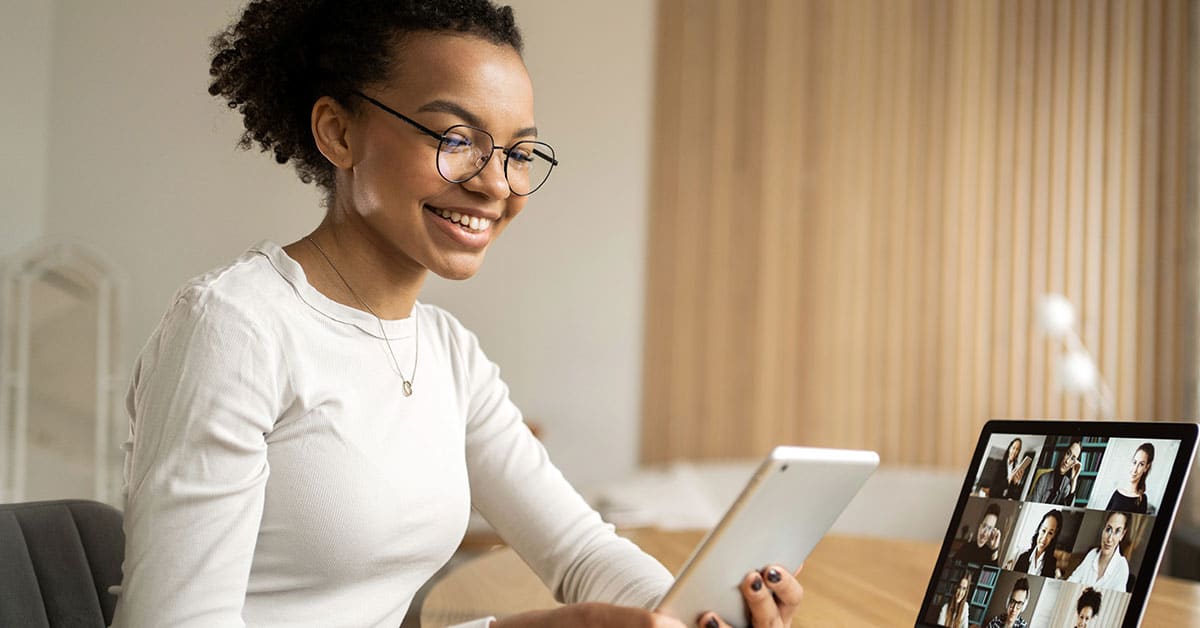 Young-lady-learning-at-home